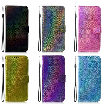 2021 Laser Kolorowy Portfel Skórzany Flip case Do Nokia 1 Plus 3.1 5.1 6.1 7.1 8.1 2018 1.3 5.3 2.2 3.2 4.2 6.2 7.2 PU Etui Do Telefonu B