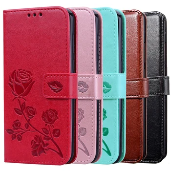 Etui portfel z Różowej Skóry dla Vivo S10 Pro V21E 4G 5G S7 S7T Y20, Składane Etui do Telefonu, Etui