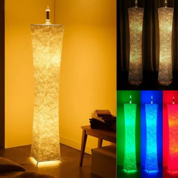 Led Lampa podłogowa Z Inteligentnym Pilotem RGB, które zmieniają Kolor, Oprawa, Hotel, Strona Salon, Sypialnia, Прикроватное Dekoracji, Stojąca Lampa