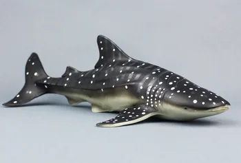 naśladowanie rekin wielorybi Statyczna Plastikowa zabawka model około 27x13 cm, dekoracji, rekwizytów, dziecięca zabawka w prezencie w0552