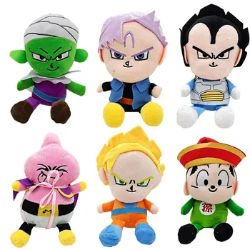 Oryginalny Seven Dragon Ball Super Сайян Son Goku Pluszowe Zabawki Lalka Anime Bejīta Piccolo Pokojowe Dekoracyjne Lalki dla Dzieci Prezenty